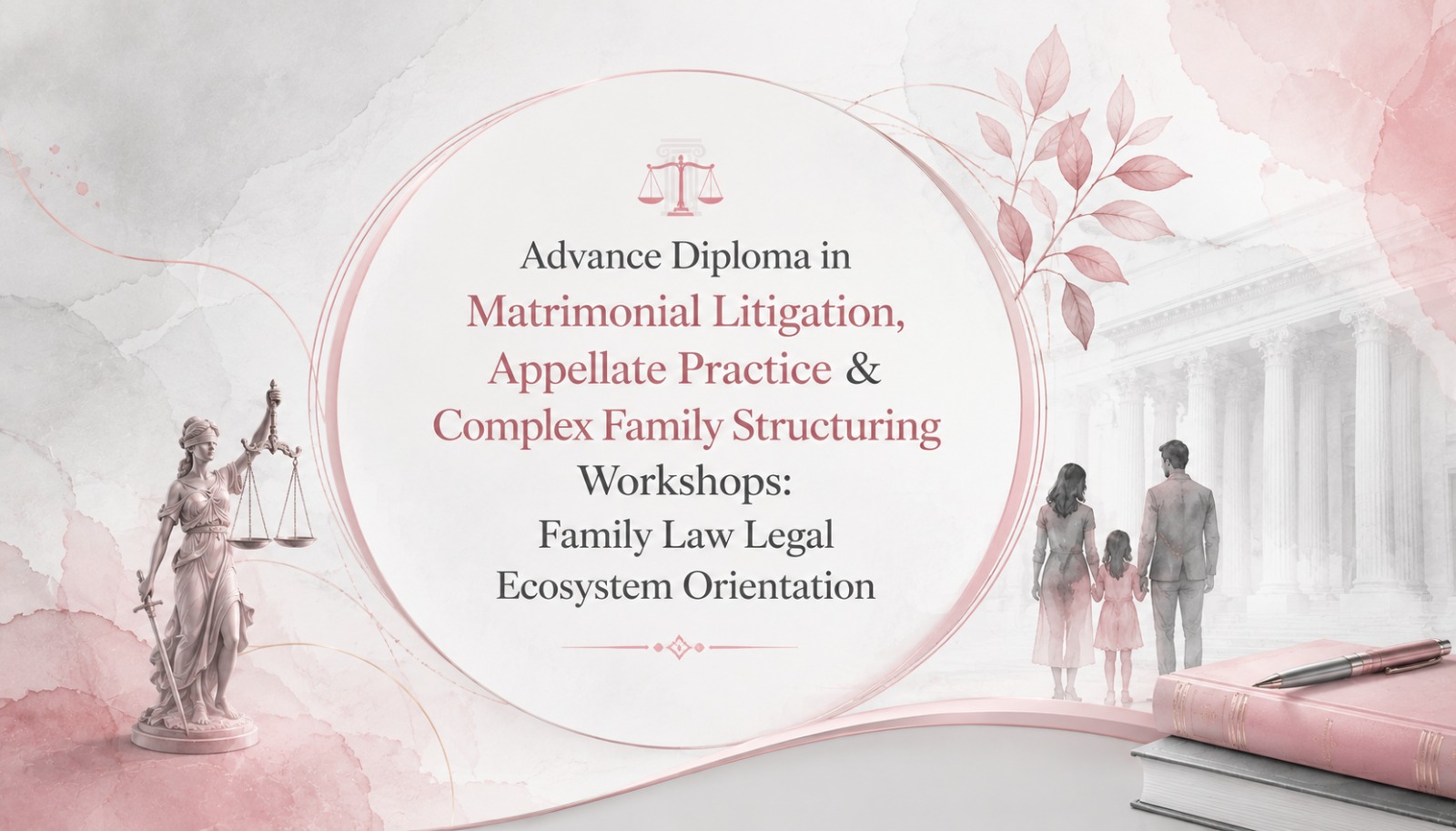 Advance Diploma in Matrimonial Litigation, Appellate Practice & Complex Family Structuring  Workshops: Family Law Legal Ecosystem Orientation