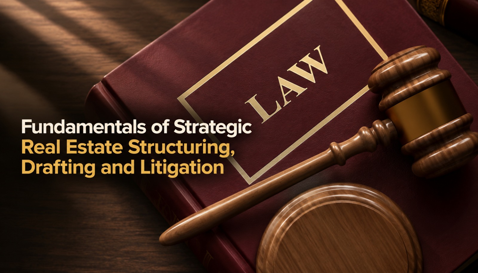 Fundamentals of Strategic Real Estate Structuring, Drafting and Litigation 