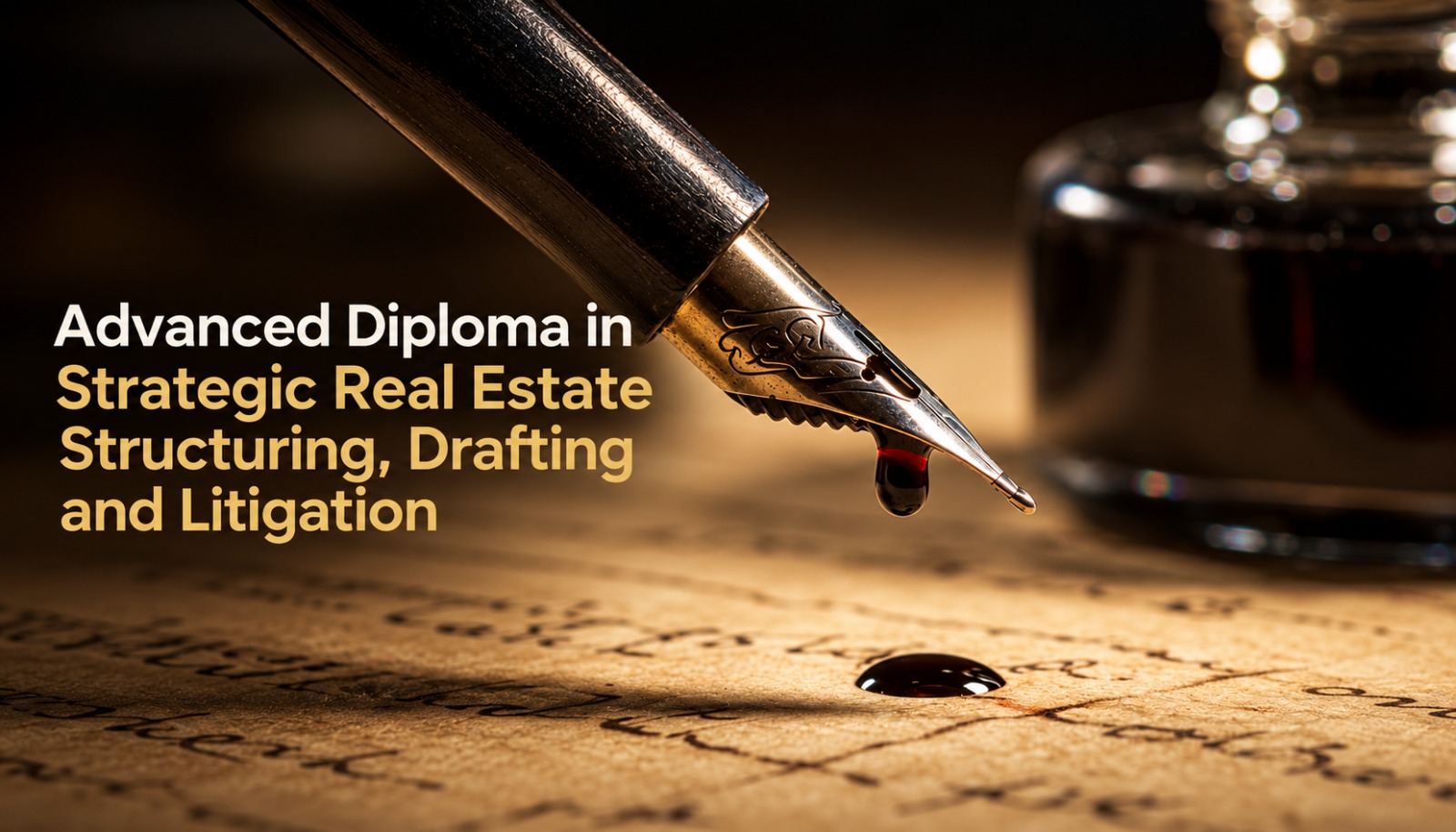 Advanced Diploma in Strategic Real Estate Structuring, Drafting and Litigation 
