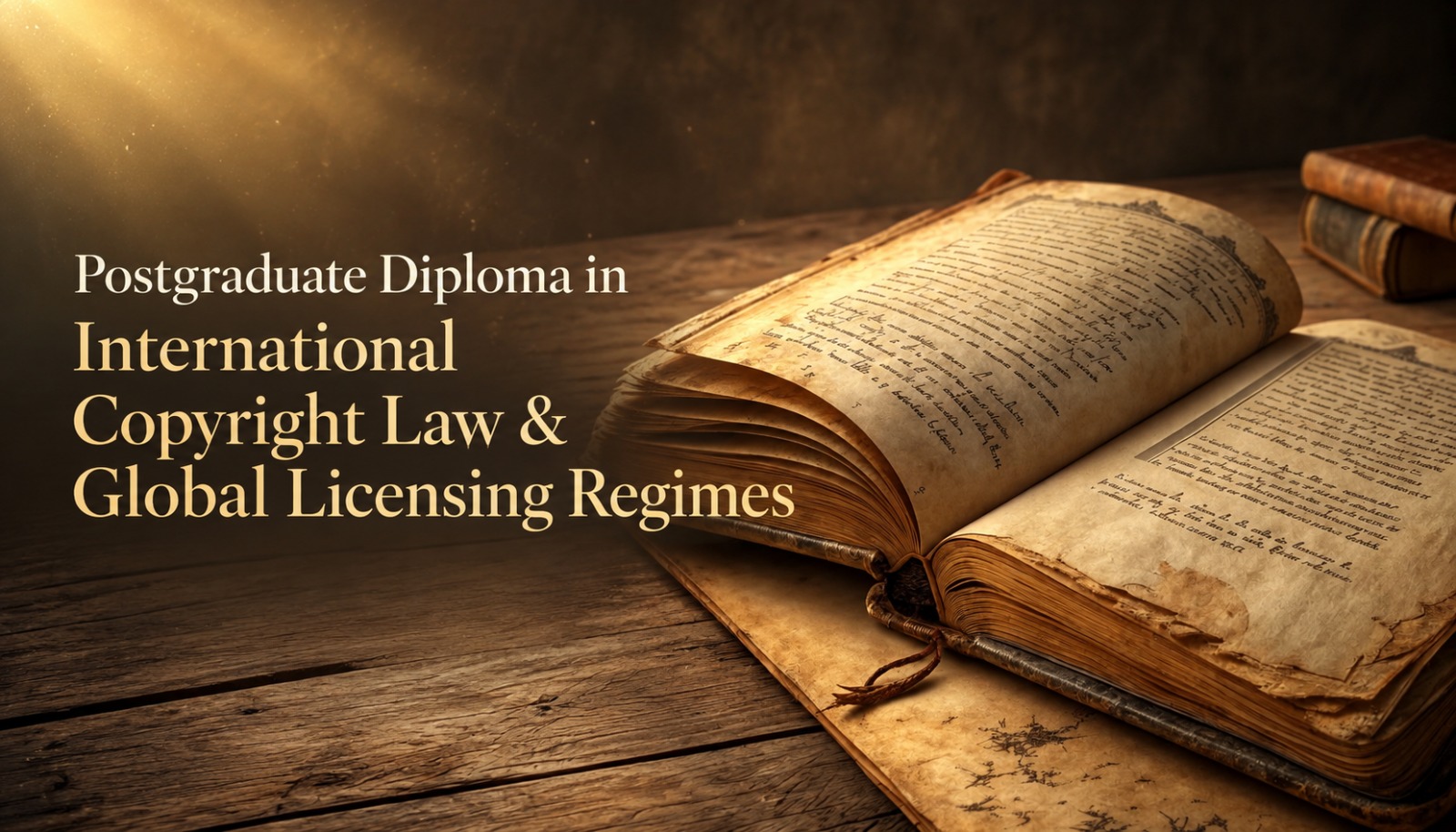 Postgraduate Diploma in International Copyright Law & Global Licensing Regimes