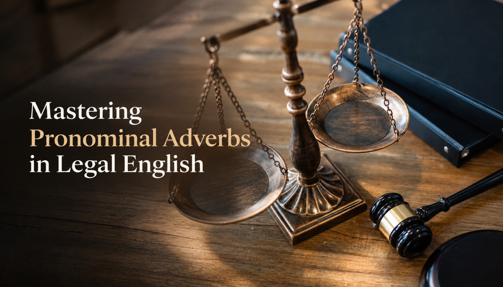 Mastering Pronominal Adverbs in Legal English