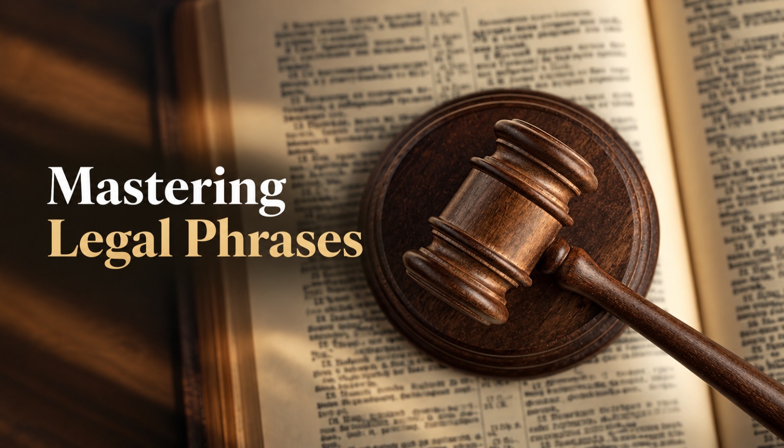 Mastering Legal Phrases