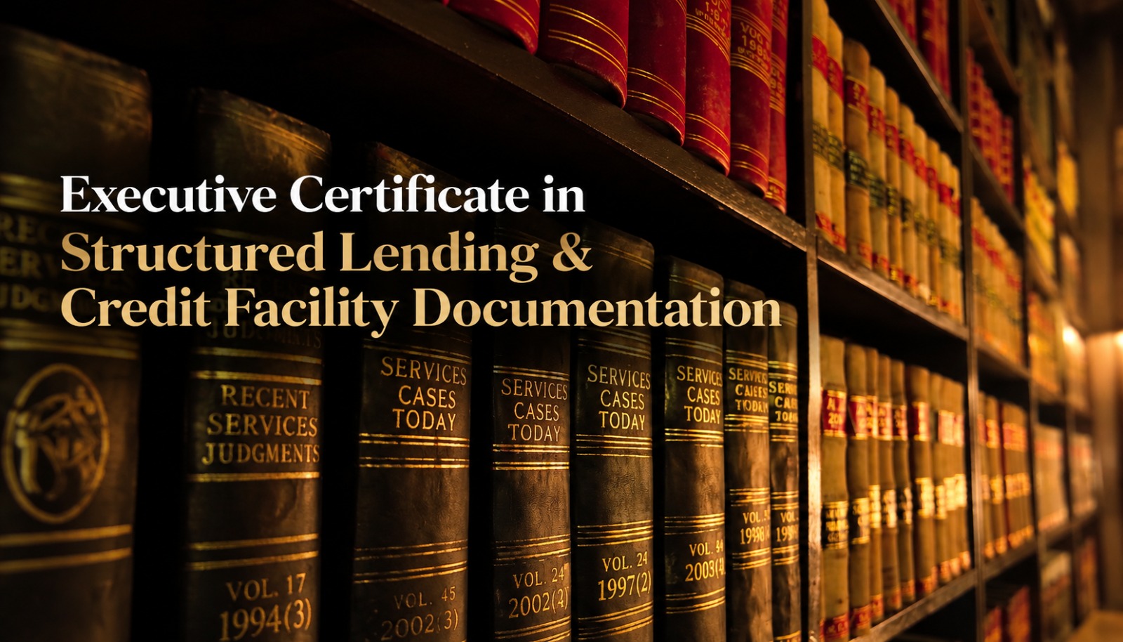 Executive Certificate in Structured Lending & Credit Facility Documentation