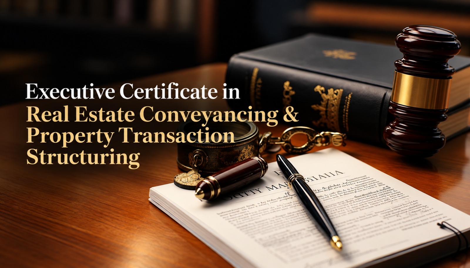 Executive Certificate in Real Estate Conveyancing & Property Transaction Structuring