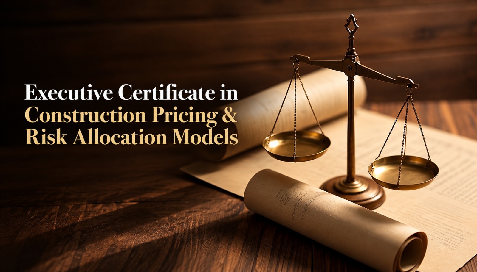 Executive Certificate in Construction Pricing & Risk Allocation Models