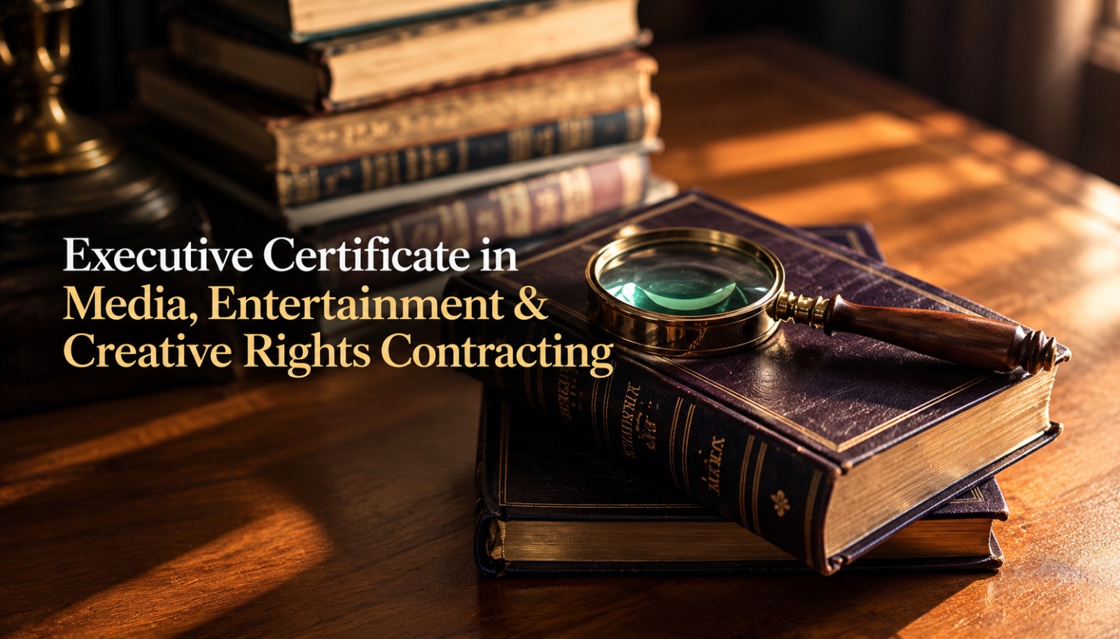 Executive Certificate in Media, Entertainment & Creative Rights Contracting